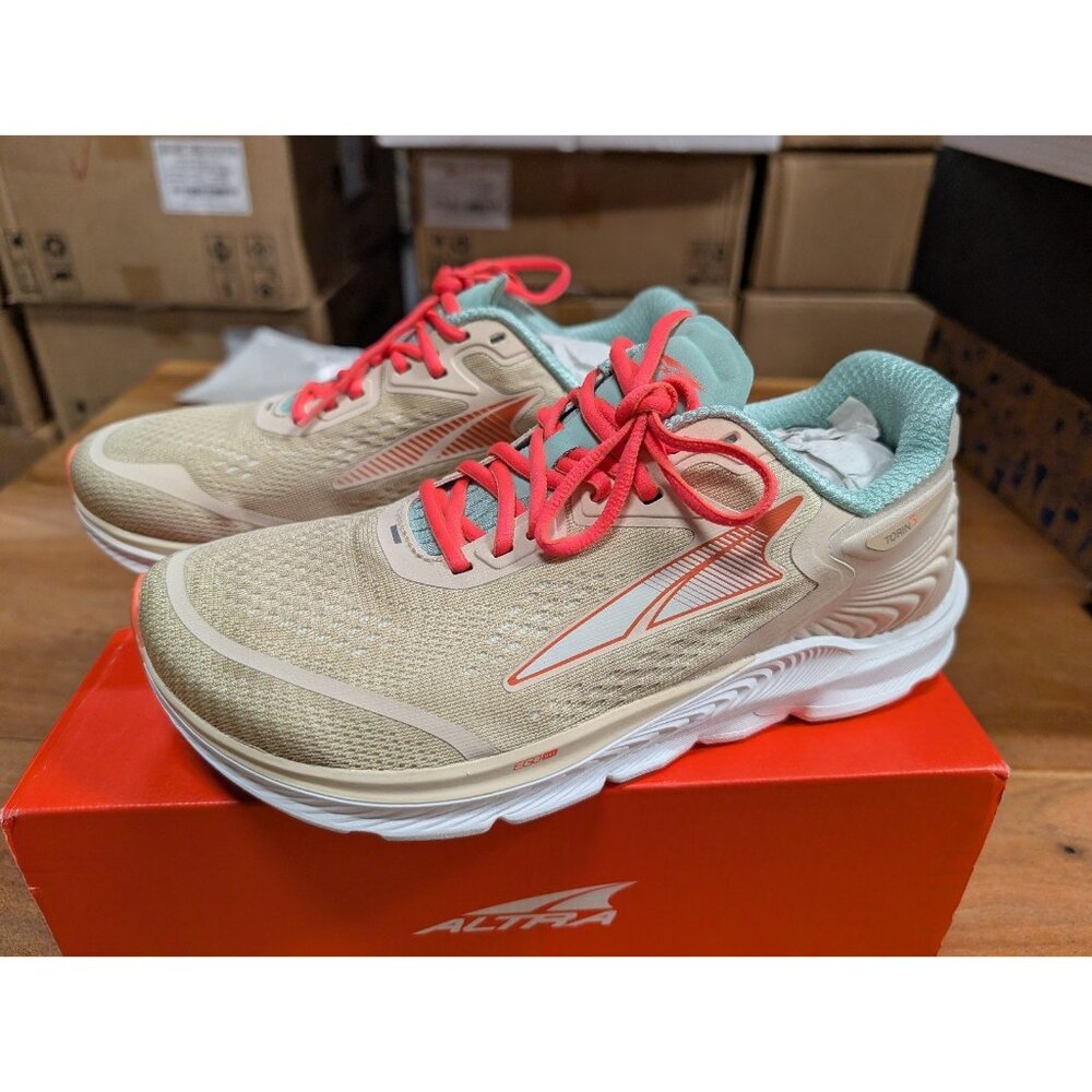 Altra Beige and Coral Running Shoes
